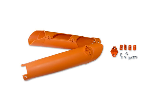 UFO Gabelprotektoren Orange für KTM 125 EXC, UF4002-127, Kunststoffteil