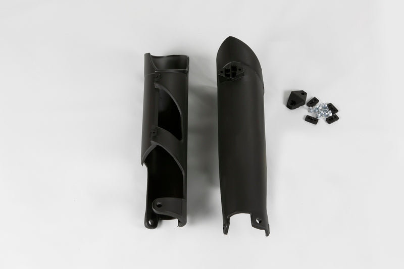 UFO Gabelprotektoren Schwarz für KTM 125 EXC, UF4002-001, Kunststoffteil