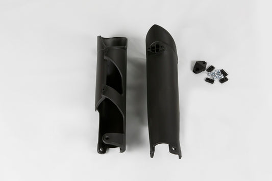 UFO Gabelprotektoren Schwarz für KTM 125 EXC, UF4002-001, Kunststoffteil