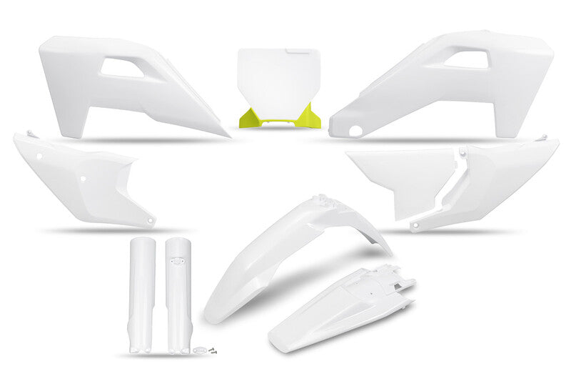 UFO Komplett-Plastik-Kit mit Gabelprotektoren OEM-Farbe, Kunststoffteil