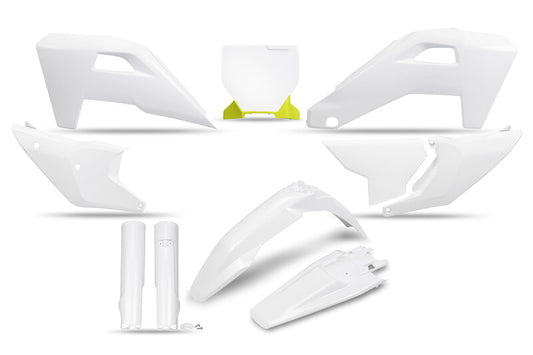 UFO Komplett-Plastik-Kit mit Gabelprotektoren OEM-Farbe, Kunststoffteil