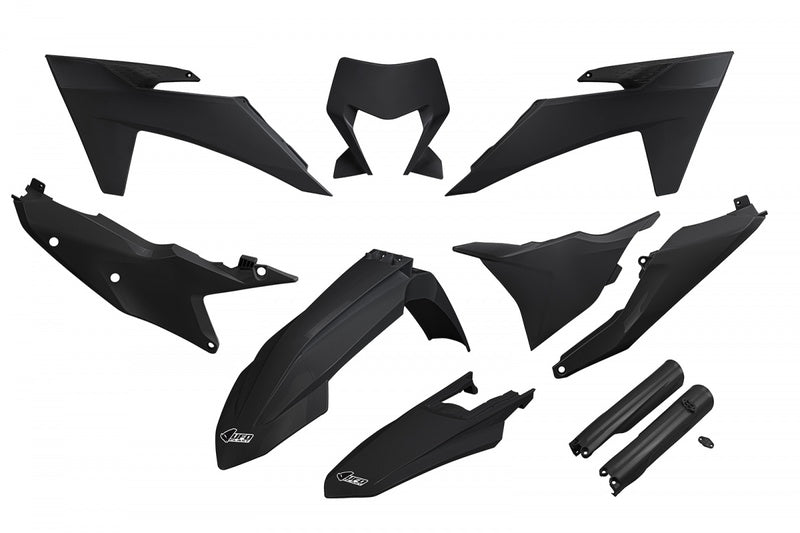 UFO Komplett-Plastik-Kit Schwarz, Kunststoffteil