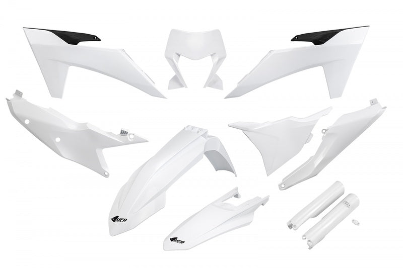 UFO Komplett-Plastik-Kit Weiss für KTM 150 EXC, Kunststoffteil