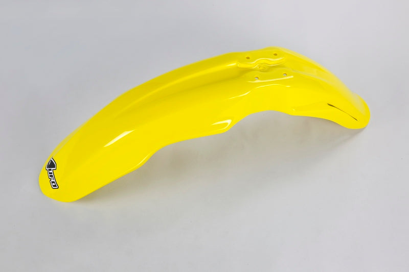 UFO Kotflügel vorne RM 125-250 2001 bis 2009, RM-Z 250 2007 bis 2009 / RM-Z 450 2005 bis 2007 gelb (RM 2001 bis 2009), Kunsts