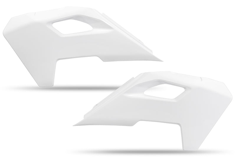UFO Kühlerabdeckungen - Husqvarna TC/TX/FC/FX Weiss, Kühlerschutz