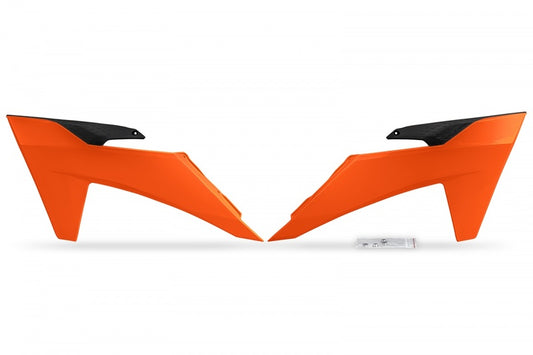 UFO Kühlerabdeckungen - KTM SX/SX-F Orange, Kühlerschutz