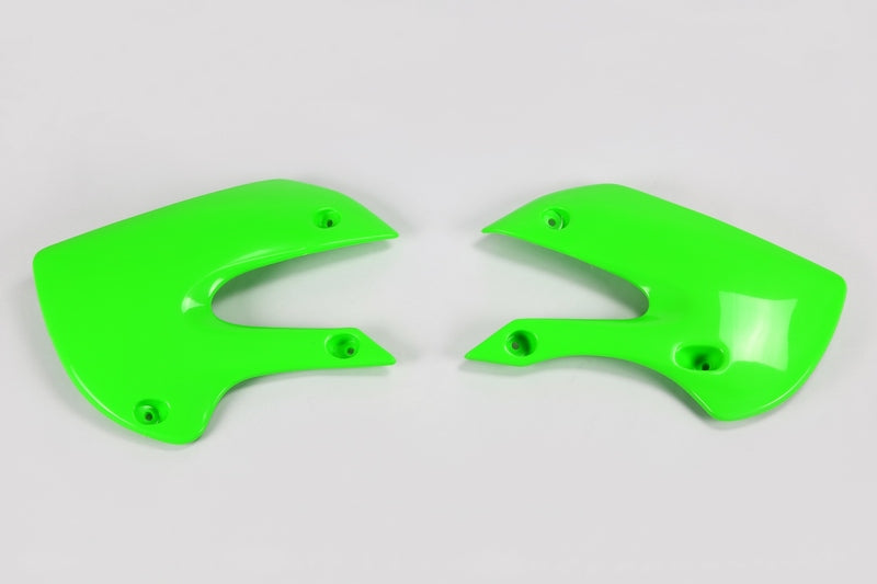 UFO Kühlerabdeckungen KX65 01-09 KLX 110 01-09 Grün KX Original, Kühlerschutz