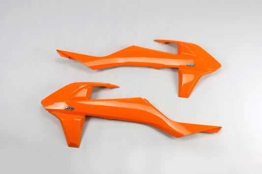 UFO Kühlerabdeckungen Orange KTM SX125/150 & SX-F, Kühlerschutz