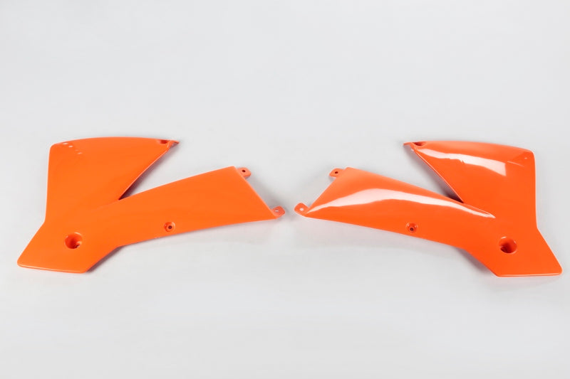 UFO Kühlerabdeckungen SX '01-04 EXC '03-04 Orange KTM 98-09, Kühlerschutz