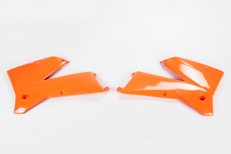 UFO Kühlerabdeckungen SX-SXF 05-06 EXC 05-07 Orange KTM 98-09, Kühlerschutz