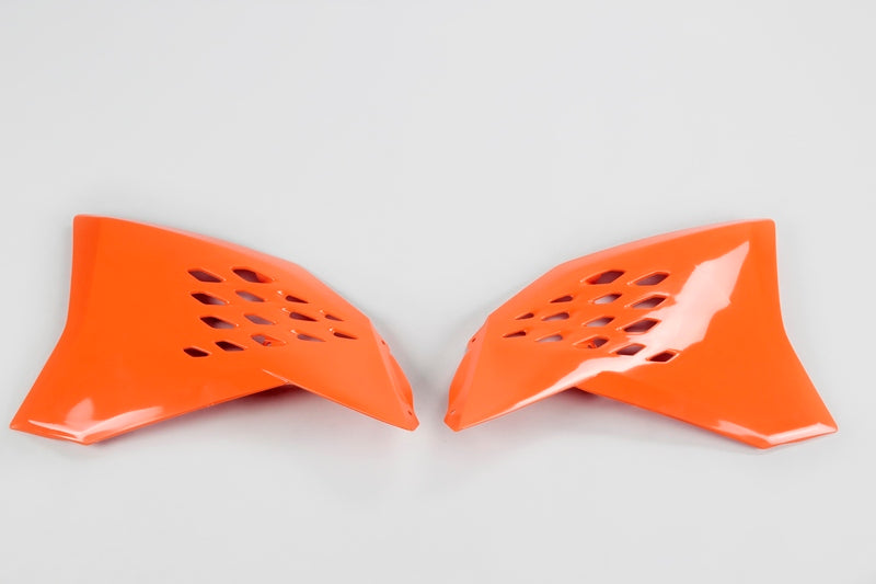 UFO Kühlerabdeckungen SX-SXF 07-08 EXC 08 Orange KTM 98-09, Kühlerschutz