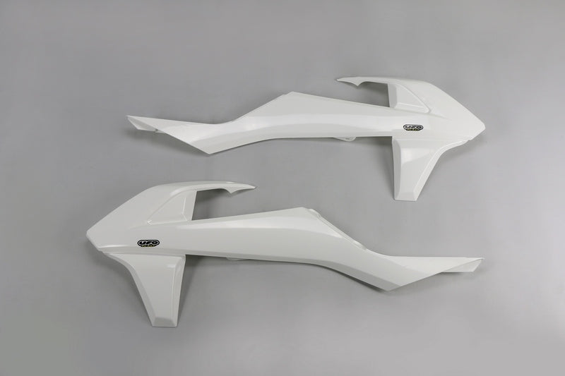 UFO Kühlerabdeckungen Weiß KTM SX125/150 & SX-F, Kühlerschutz