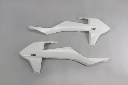 UFO Kühlerabdeckungen Weiß KTM SX125/150 & SX-F, Kühlerschutz