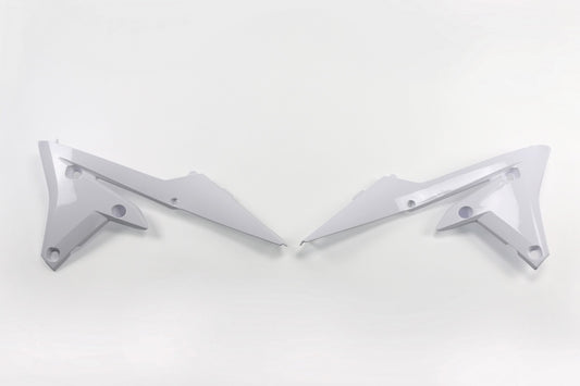 UFO Kühlerabdeckungen Weiß Yamaha YZ250/450-F, Kühlerschutz