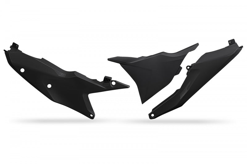 UFO Seitenverkleidungen Schwarz für KTM 125 SX, UF5012-001, Kunststoffteil