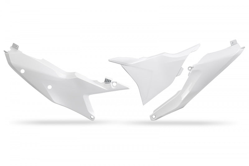 UFO Seitenverkleidungen Weiss für KTM 125 SX, UF5012-042, Kunststoffteil