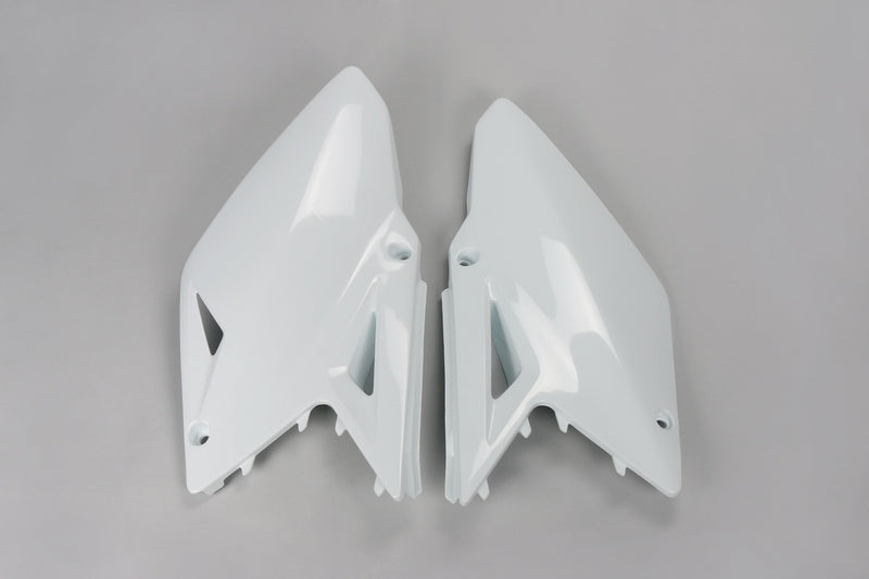UFO Seitenverkleidungen weiß für Suzuki RM-Z 450, UF4918-041, Kunststoffteil