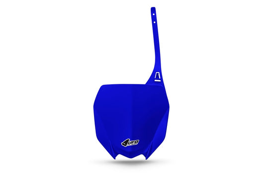 UFO Startnummernschild vorne blau Yamaha YZ450F, Startnummerntafel