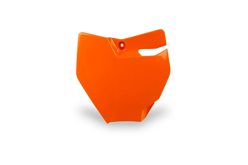 UFO Startnummernschild vorne KTM Orange für KTM 65 SX, UF4074-127, Startnummerntafel