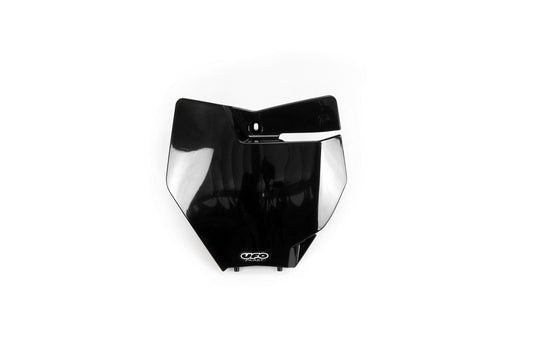 UFO Startnummernschild vorne schwarz KTMSX125/150 & SX-F, Startnummerntafel