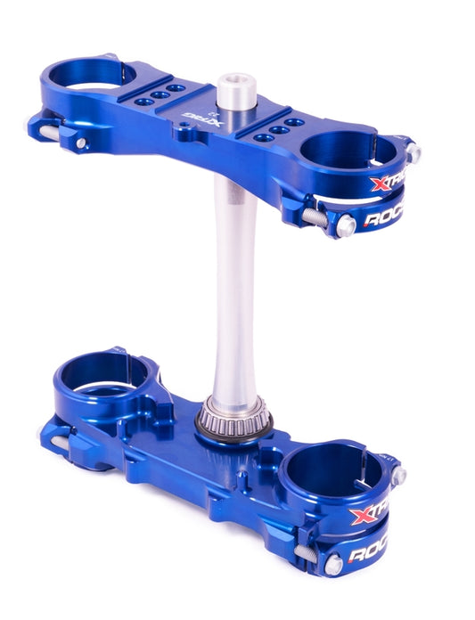 Xtrig ROCS Tech Gabelbrücke Dreifachklemmung Blau 25mm Offset Yamaha YZ250 - 40201012
