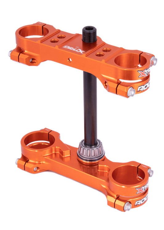 Xtrig ROCS Tech Gabelbrücke Dreifachklemmung Offset 22 mm - Orange KTM SX65 - 40504007