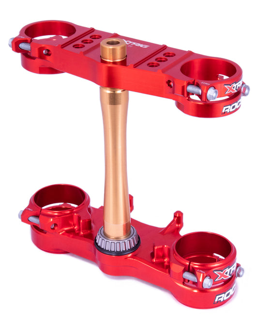 Xtrig ROCS Tech Gabelbrücke Dreifachklemmung Offset 22 mm - Rot Honda CRF250R/450R - 40101016, Ansicht 2
