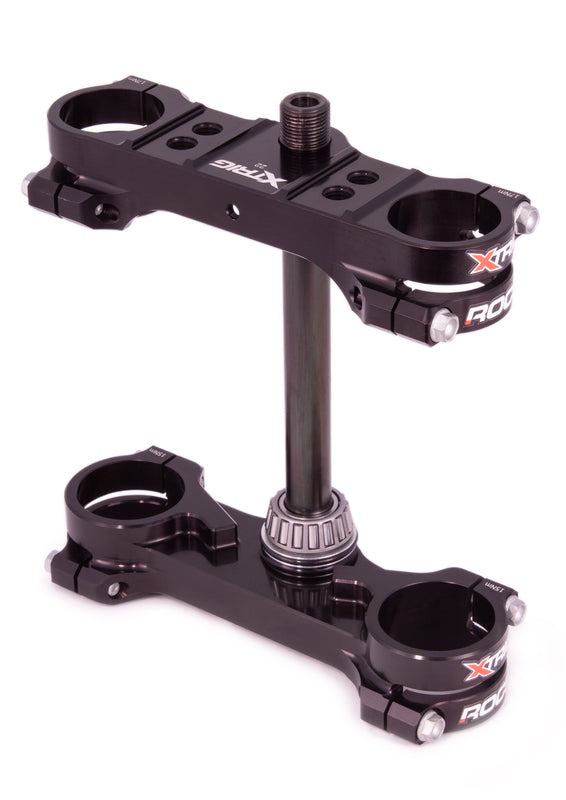 Xtrig ROCS Tech Gabelbrücke Dreifachklemmung Offset 22 mm - Schwarz Husqvarna TC65 - 40704006